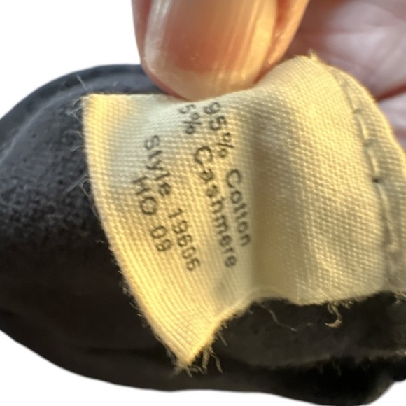 J Crew Cotton Cashmere Black Crew Sweater Small - Picture 4 of 4